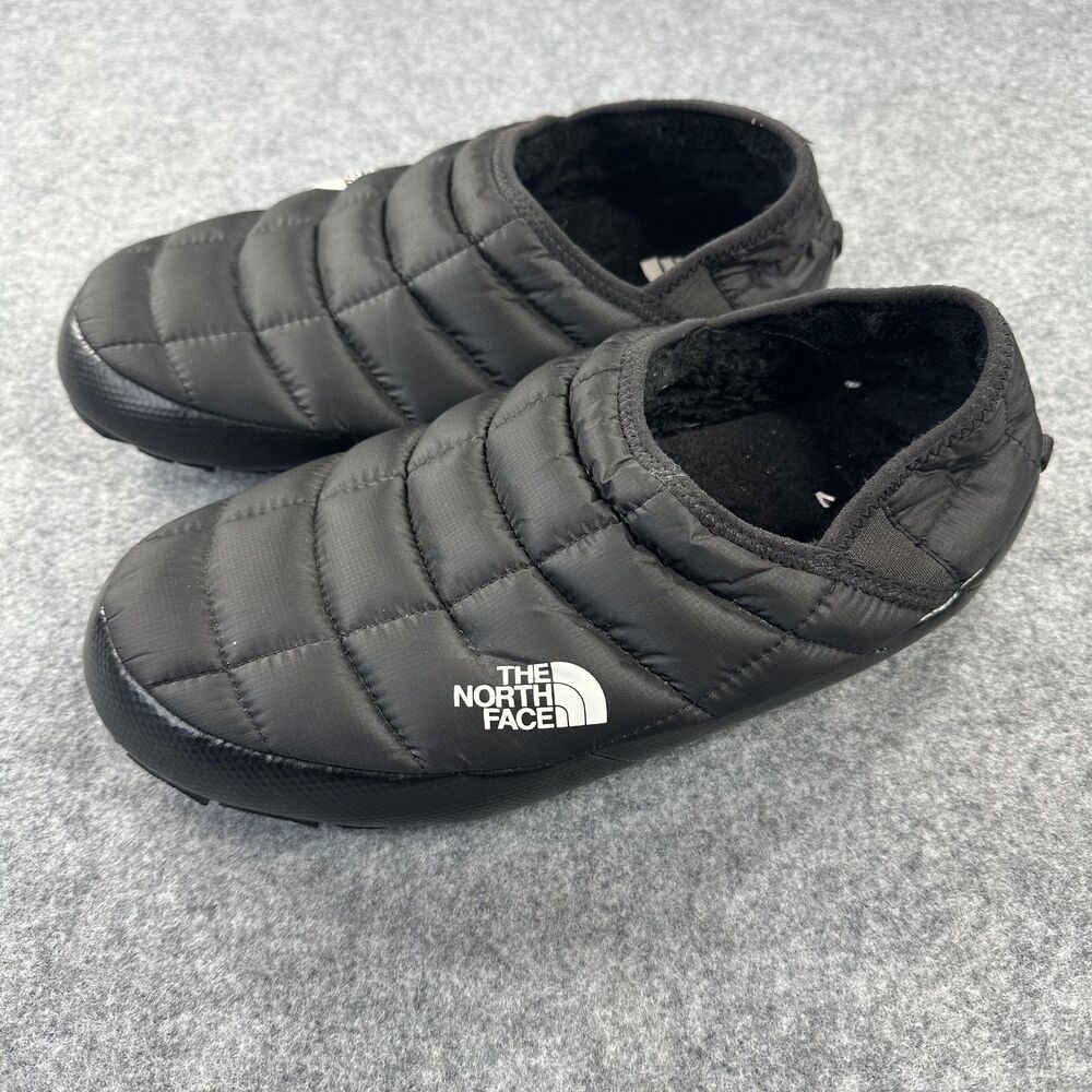 The North Face ThermoBall Traction Mule Slippers Mens Sz 9 Black Insulated - Picture 2 of 9